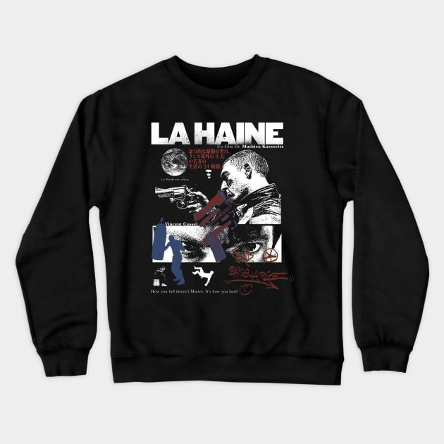 La Haine Crewneck Sweatshirt by Chairrera